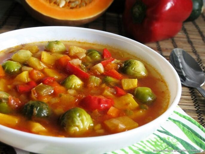 Vegetable soup for weight loss